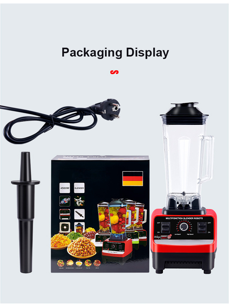 Blender mit doppeltem Behälter, hochleistungsstark, Smoothie-Maker