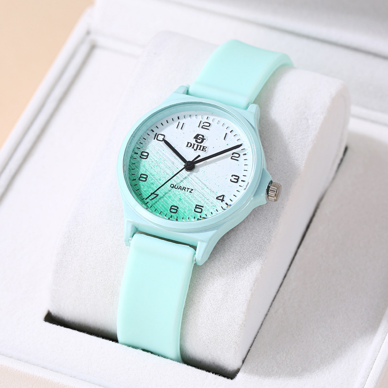 Mädchenuhr mit Einhorndesign, Farbverlauf