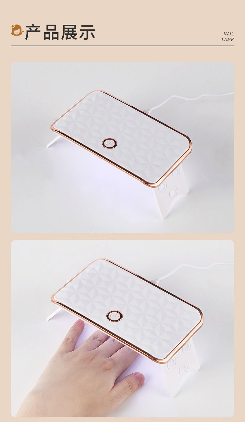 Mini katlanır tırnak lambası, taşınabilir LED aydınlatma