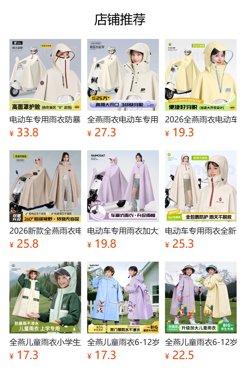 Full body raincoat for motorcycle and bicycle