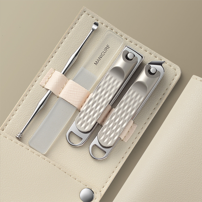 Edelstahl-Maniküre-Pedikür-Set mit Nagelschere