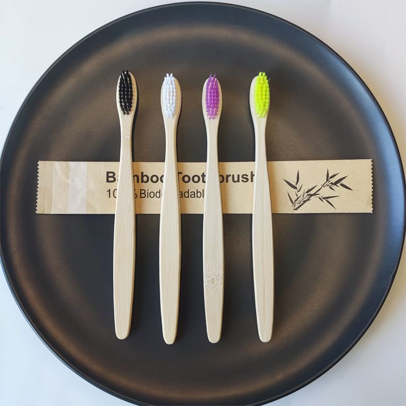 Hotel bamboo toilet kit, toothbrush comb dental floss