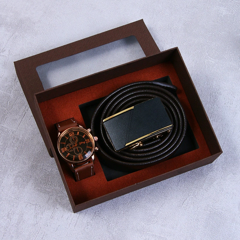 Herrn-Geschenkset mit Geldbörse und Gürtel