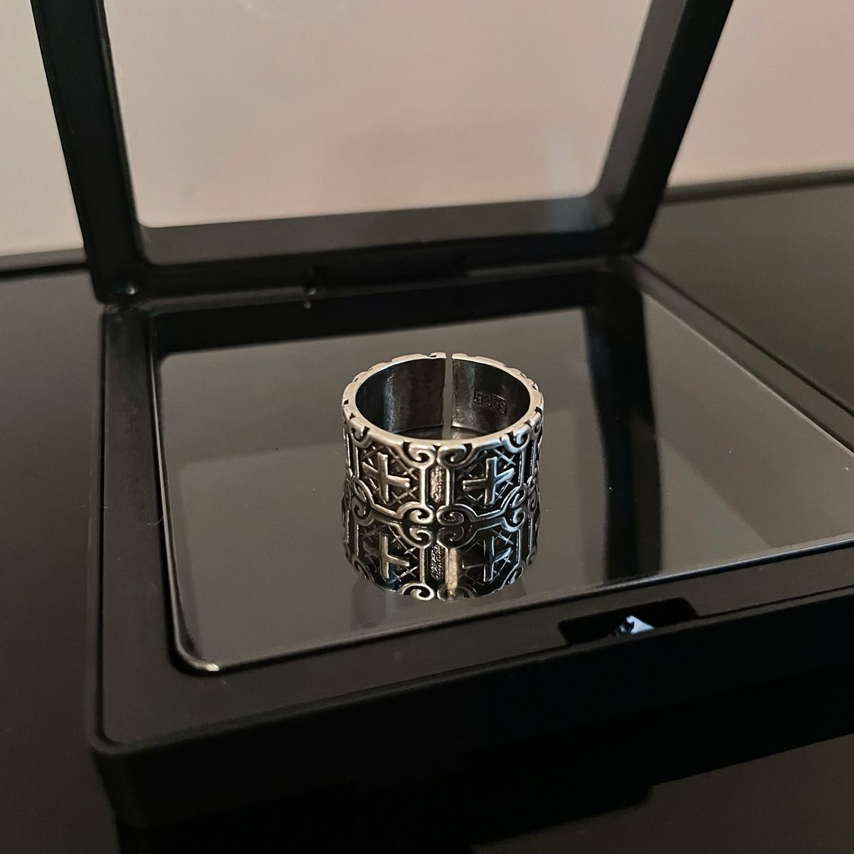 Men's ring, vintage, adjustable