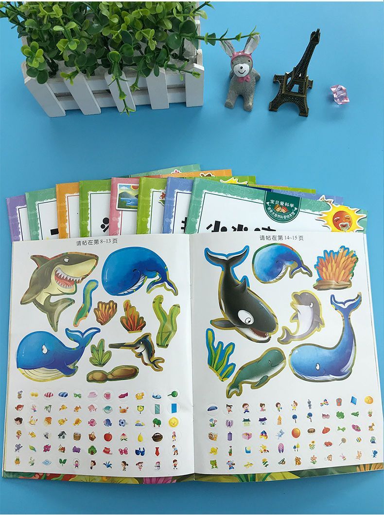 Baby Educational Sticker Book Ages 2-3-6 - Intelligence Development