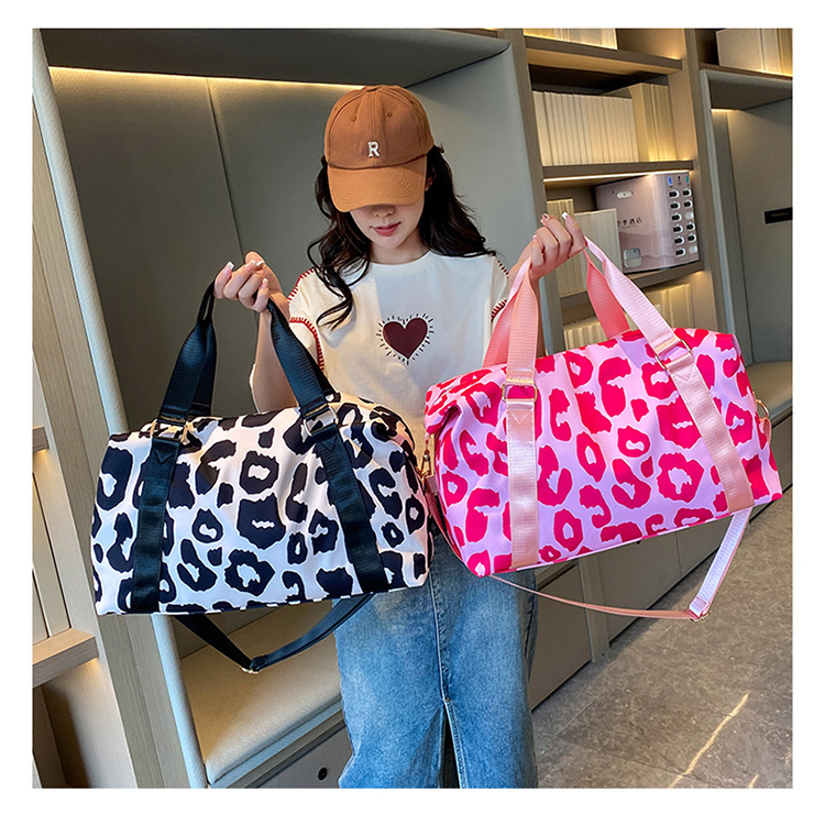 Travel Bag, Large Capacity Cow Print, Carry-on
