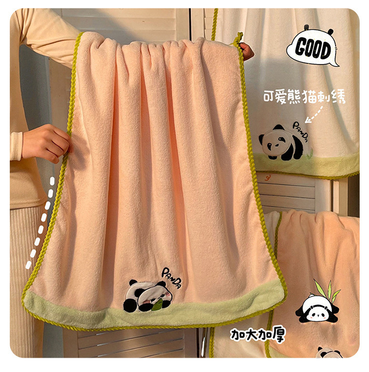 Coral Fleece Handtuch Set tragbar Bademantel