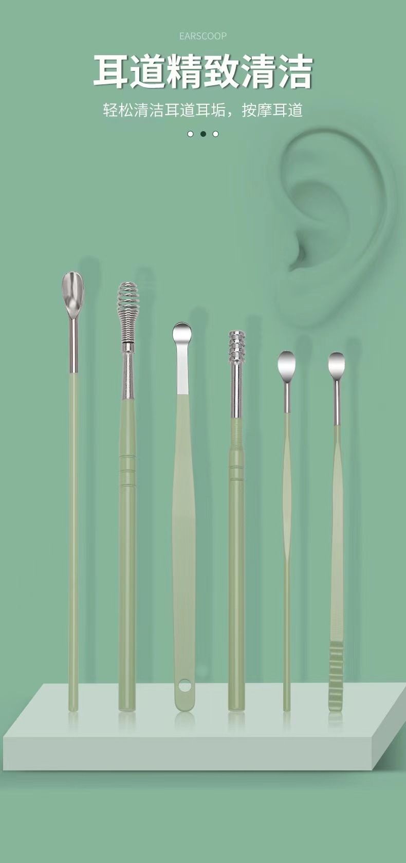 Nagelschere Set 35-teilig Edelstahl