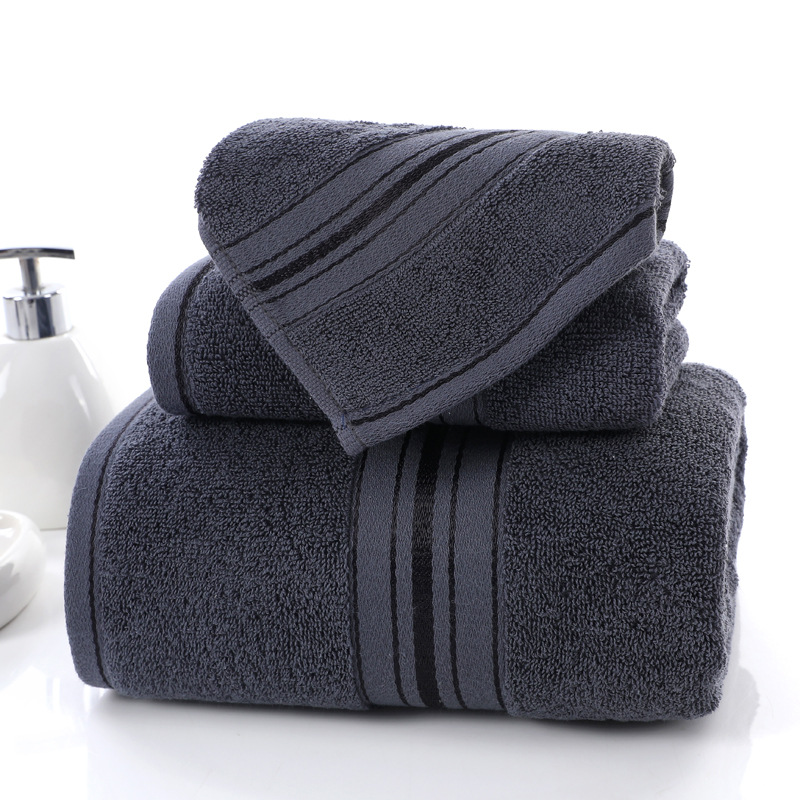 Bath towel pure cotton 70x150 thickened absorbent