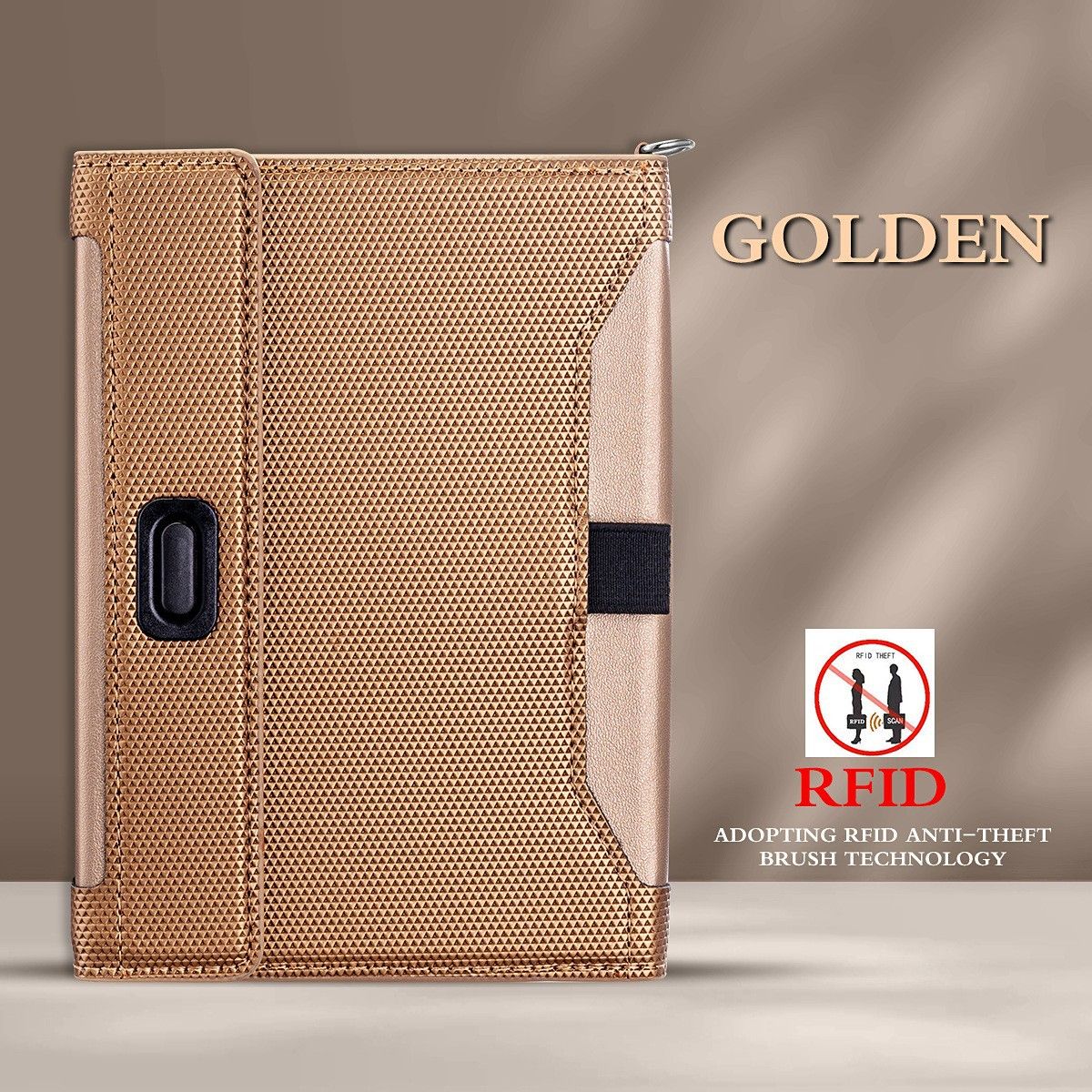 RFID korumalı pasaport kılıfı, çok işlevli belge çantası
