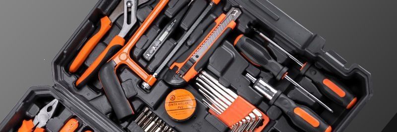 Home tool box multifunctional impact drill repair set