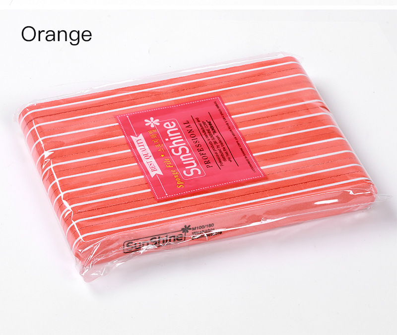 Manicure tool set with nail files and buffer pads