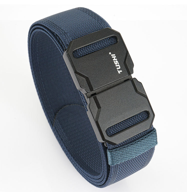 Men's Tactical Belt, Elastic, Sports Casual Style