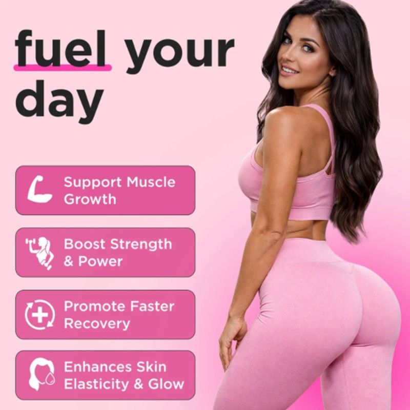 Yesnap Kadın Kreatin Tozu Kolajen BCAA Şeftali 30 Poşet
