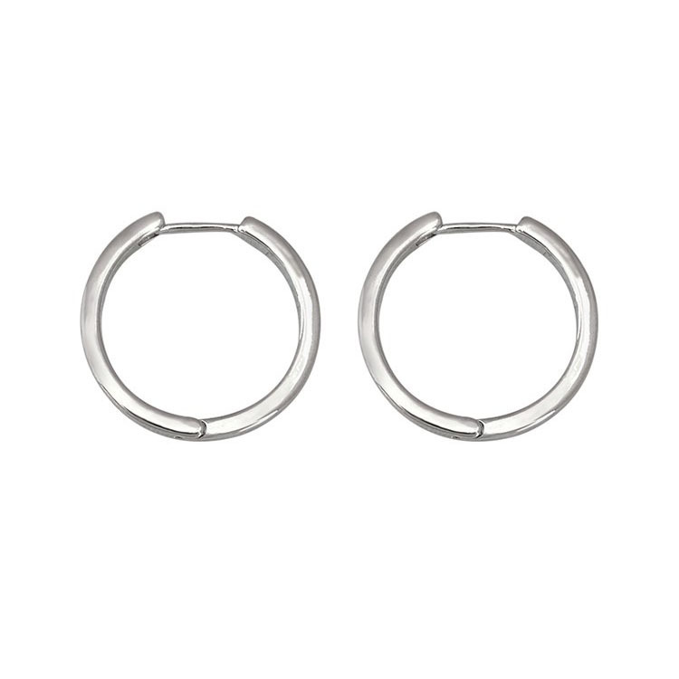 Minimalistische Ringohrringe, leicht, luxuriös, koreanisch