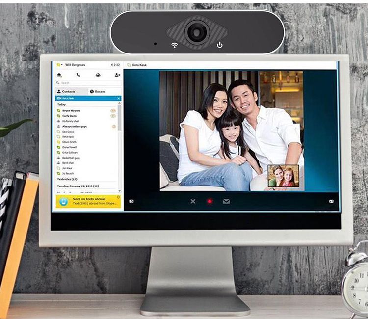X10 USB kamera 1080P, konferans videokonferans, dahili mikrofon
