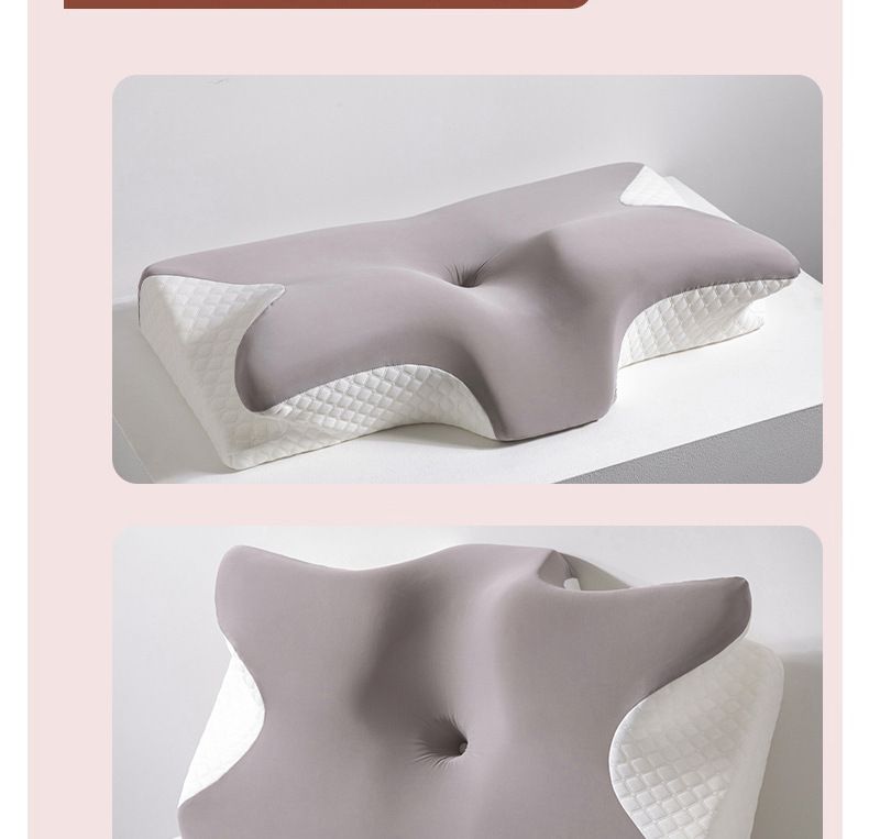 Butterfly-shaped memory foam neck pillow, portable