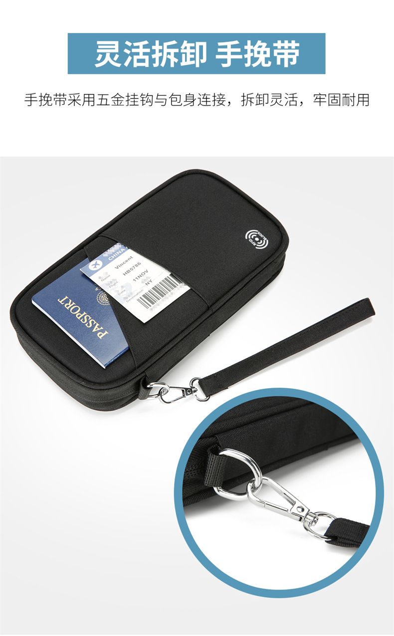 RFID-Reisepass-Schutzhülle, Reisedokumentenorganizer