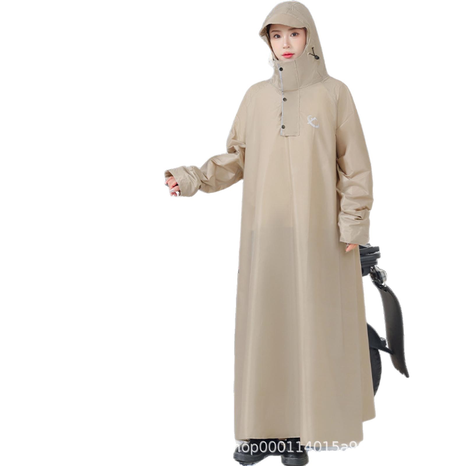 Electric Vehicle Raincoat, Full-Body, Thickened Material