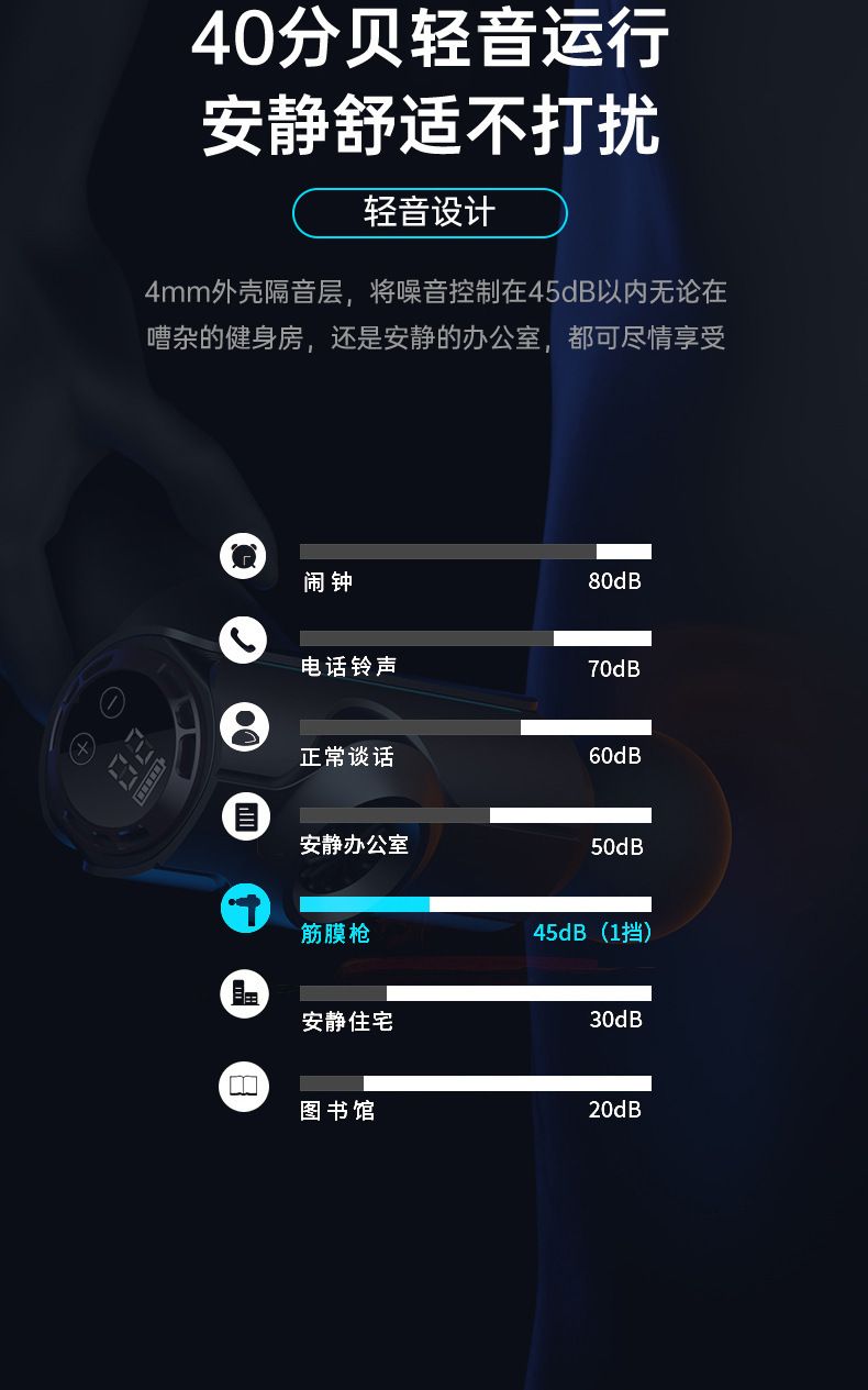 筋膜枪迷你放松肌肉按摩仪家用运动健身器材电动按摩器男士筋膜枪