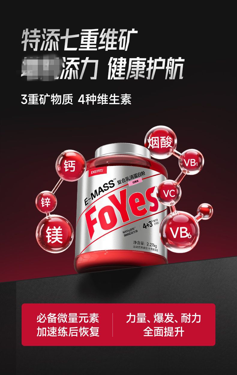 FoYes Molkenproteinpulver