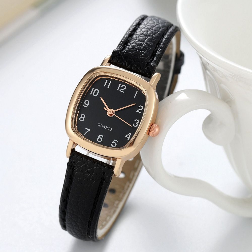 Women's Korean-style quartz watch with elegant thin strap