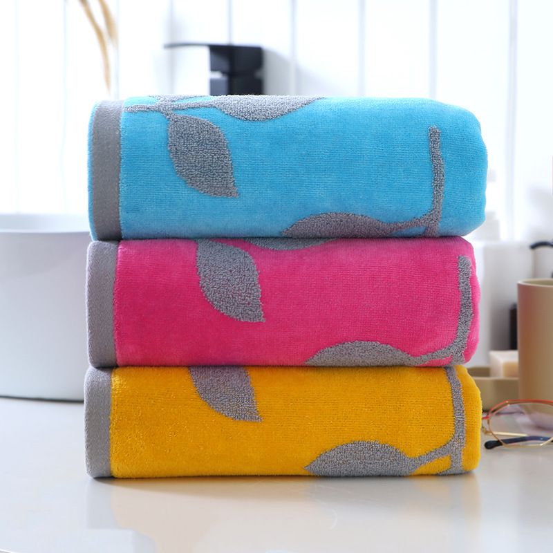 Baumwoll-Handtuch-Set, saugfähig, 3 Farben wählbar