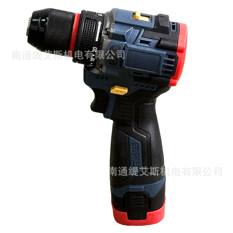 Brushless Cordless Hand Drill 12V Lithium Electric Tool Kit Portable