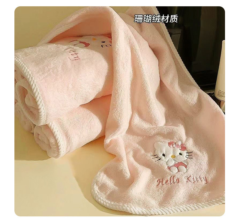 Hello Kitty Handtücher, Korallenfleece Badetücher