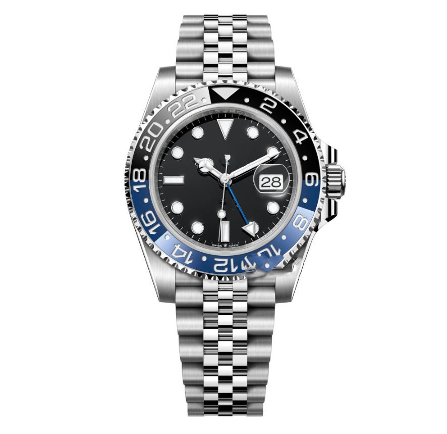 Men's 4-needle ceramic ring quartz watch