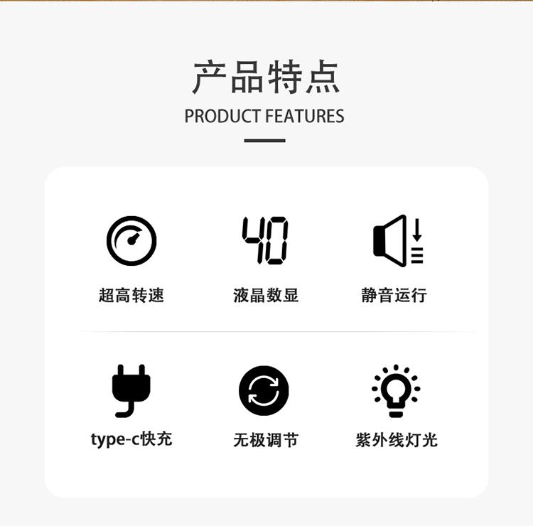 Smart UV nail lamp with LED dual output
