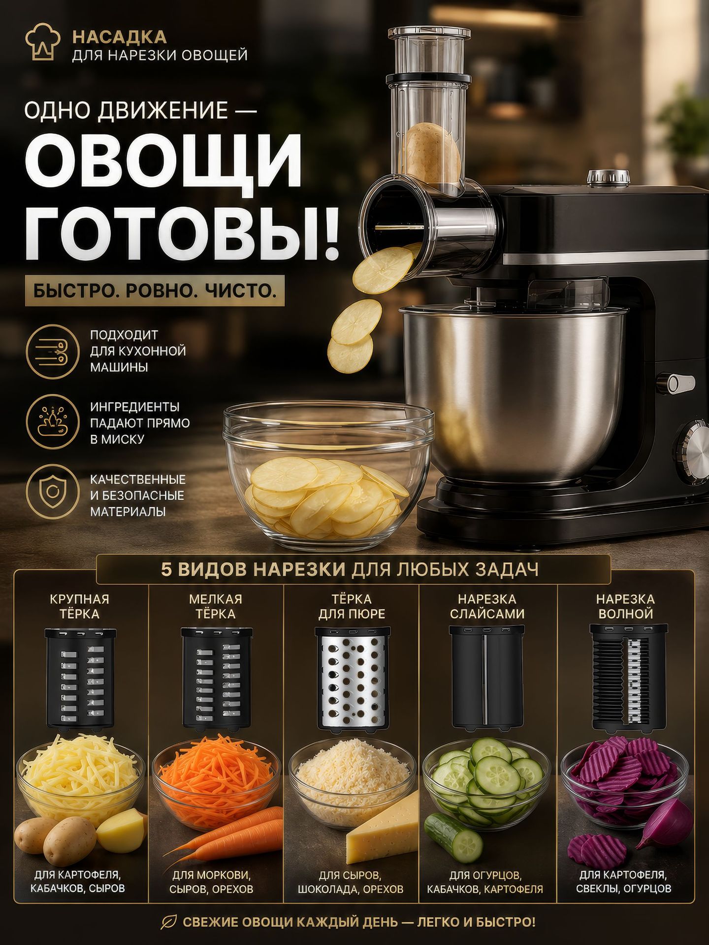 Multifunctional kitchen machine dough mixer blender grinder
