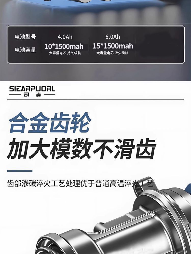 厂家跨境无刷四件套锂电动工具套装锂电冲击钻角磨机电钻扳手套装