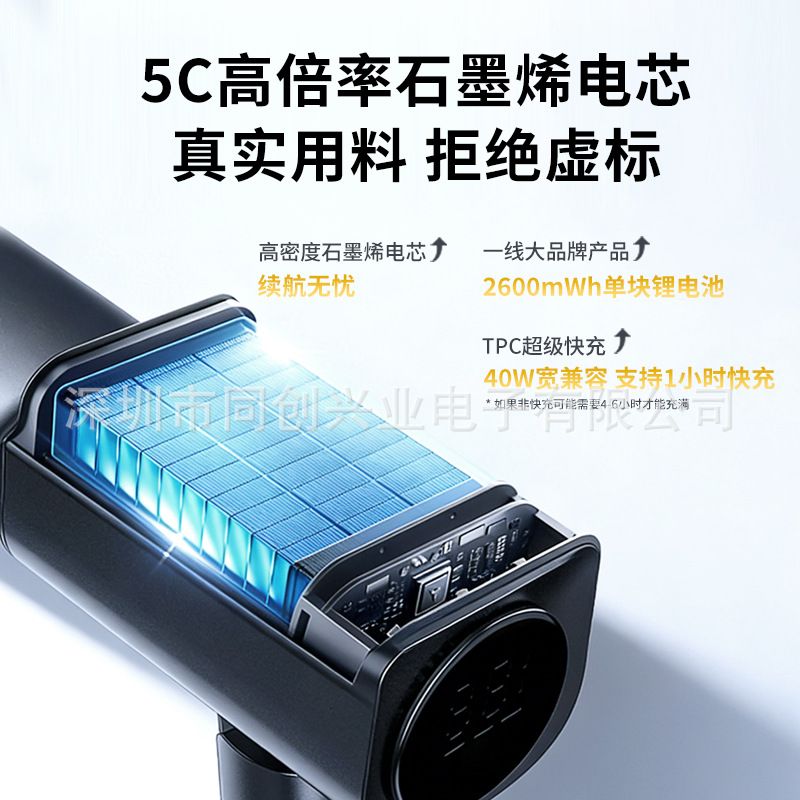 无刷洗车机高压水枪家用电动锂电池2026新款型清洗机强力增压神器