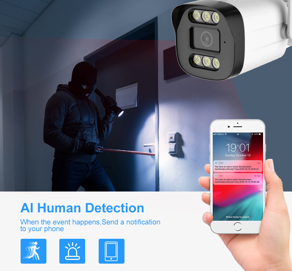 8MP POE 4K Outdoor IP Camera