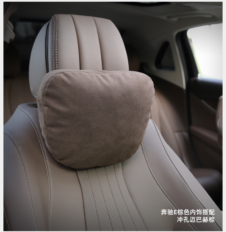 Universal Car Neck Pillow with Lumbar Support, Perforated