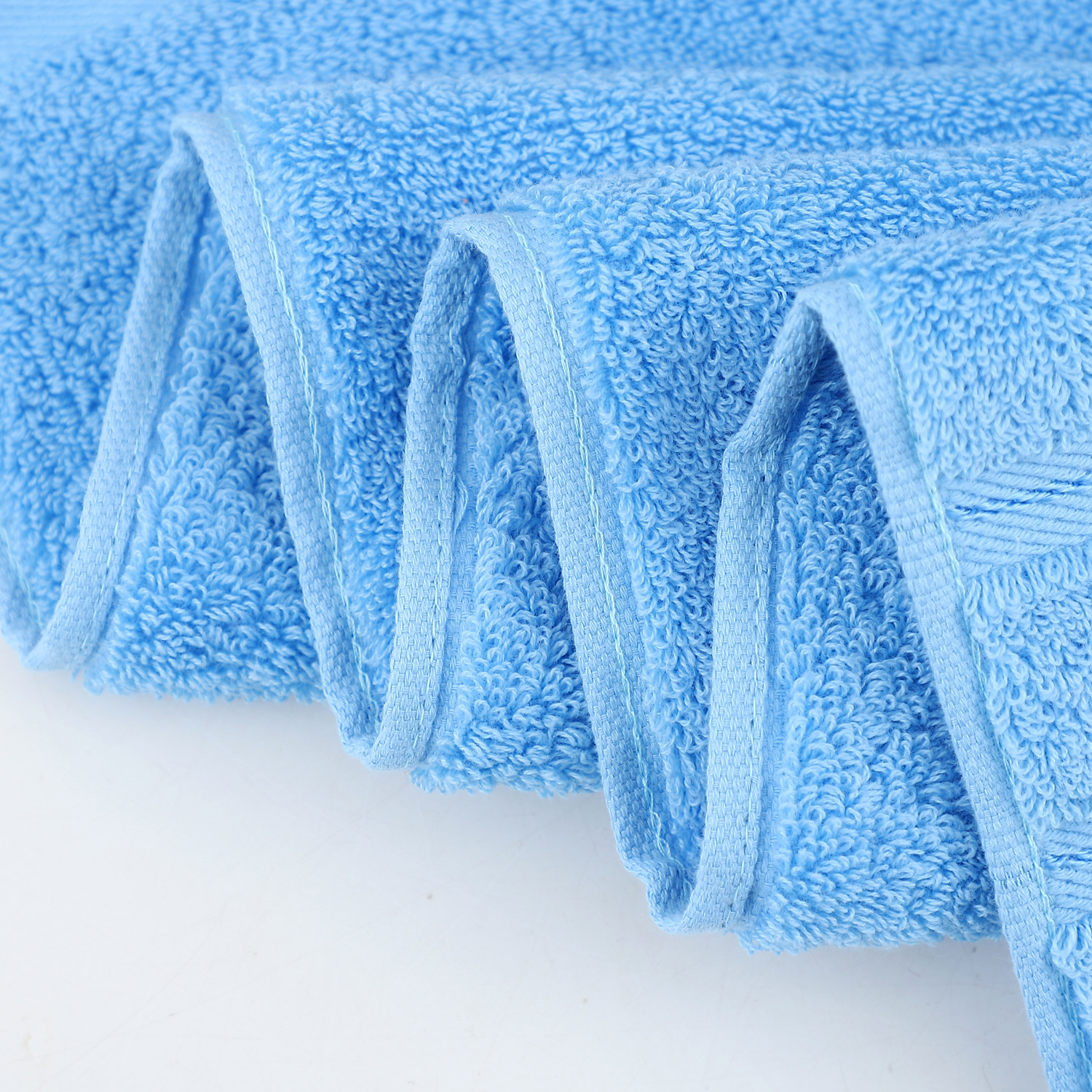 Cotton towel set 6-piece twill weave combed cotton bath and hand towels