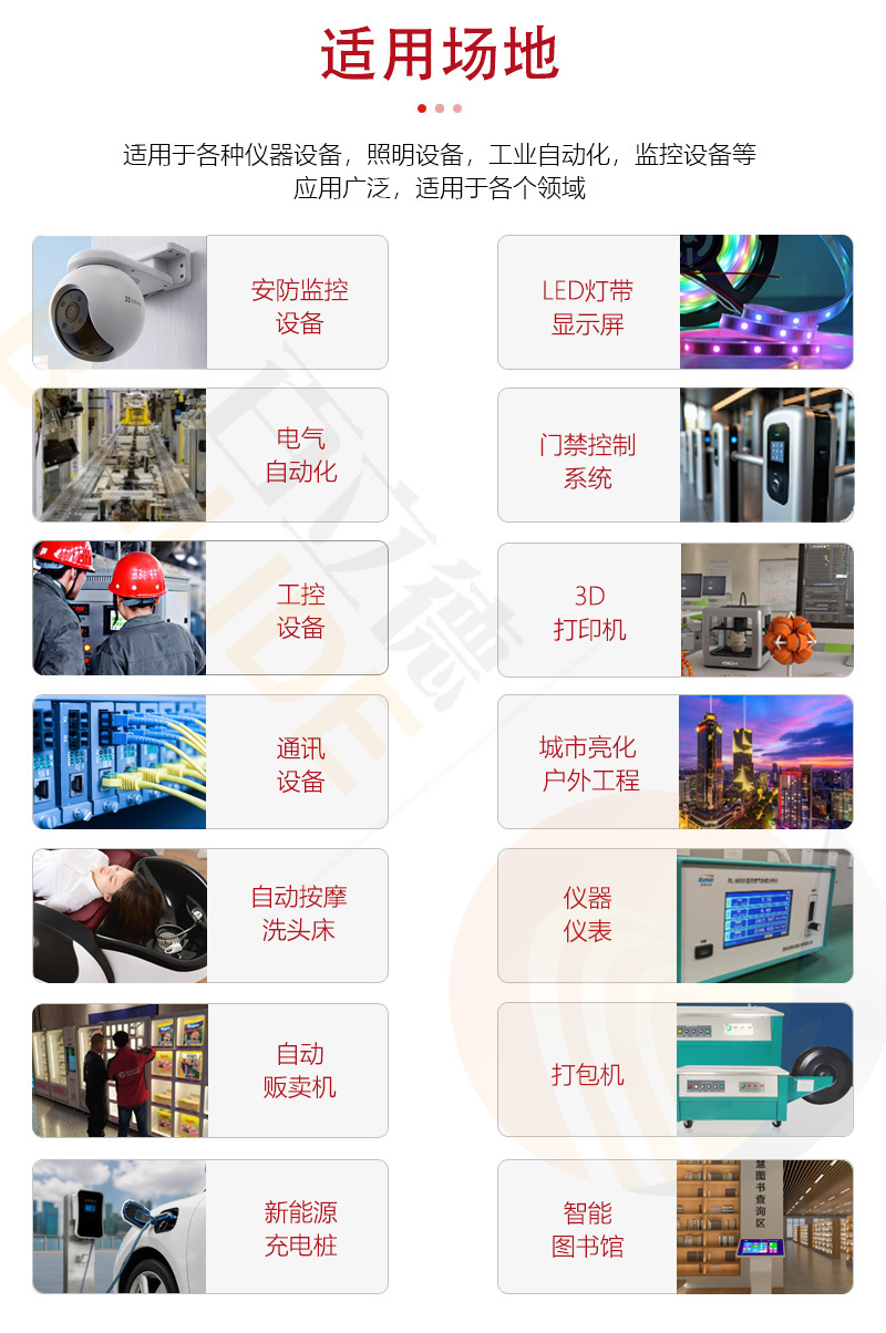 Bailide 12V5A CCTV-Kamera Stromversorgung, Multi-Output