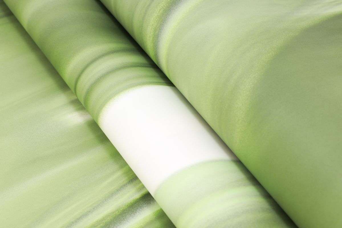 Yoga-Matte mit Kontrastfarben, Naturkautschuk, rutschfest und schallisolierend