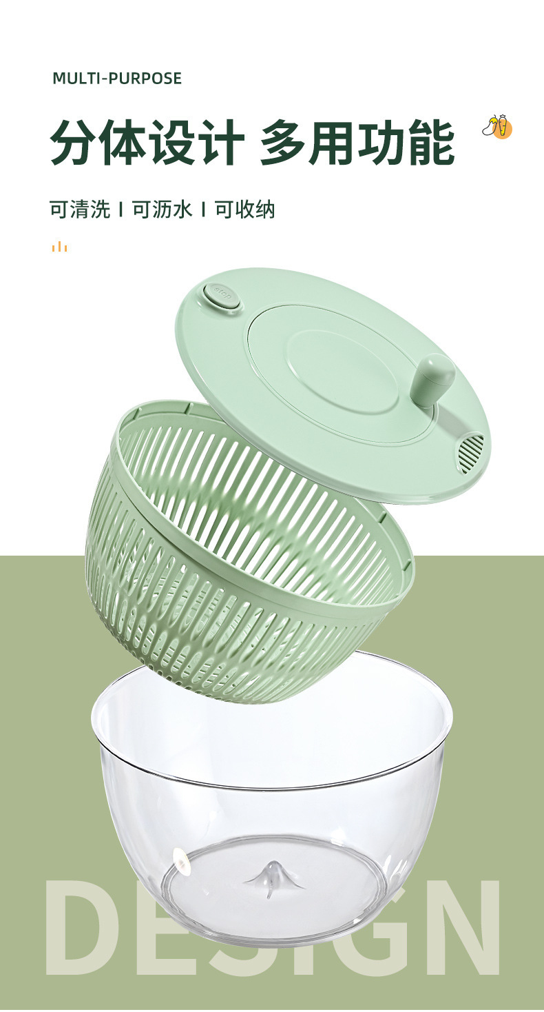 Vegetable Spiralizer and Cutter, Salad Spinner