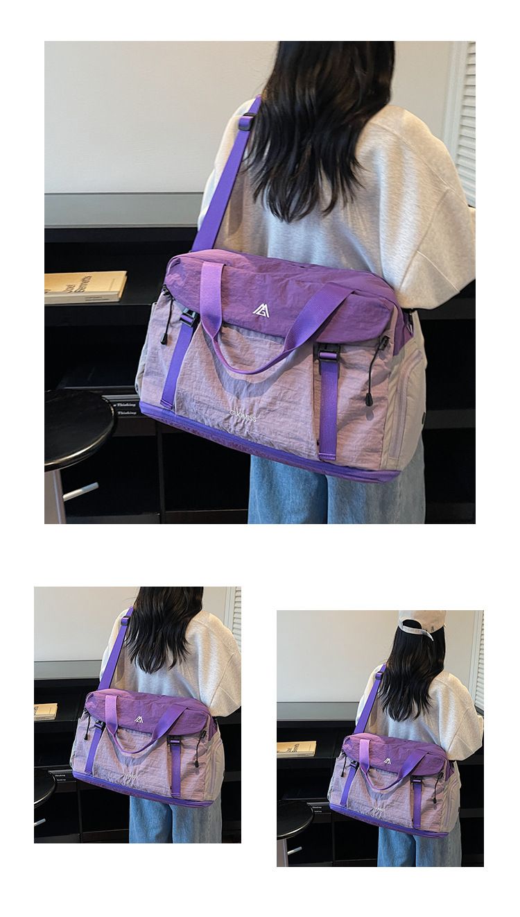 Women's travel bag with dry and wet separation, large capacity