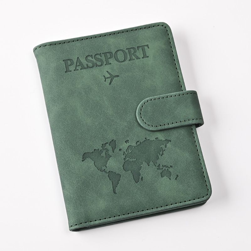 RFID pasaport kılıfı, PU magnetik kapatma, seyahat belgesi çantası