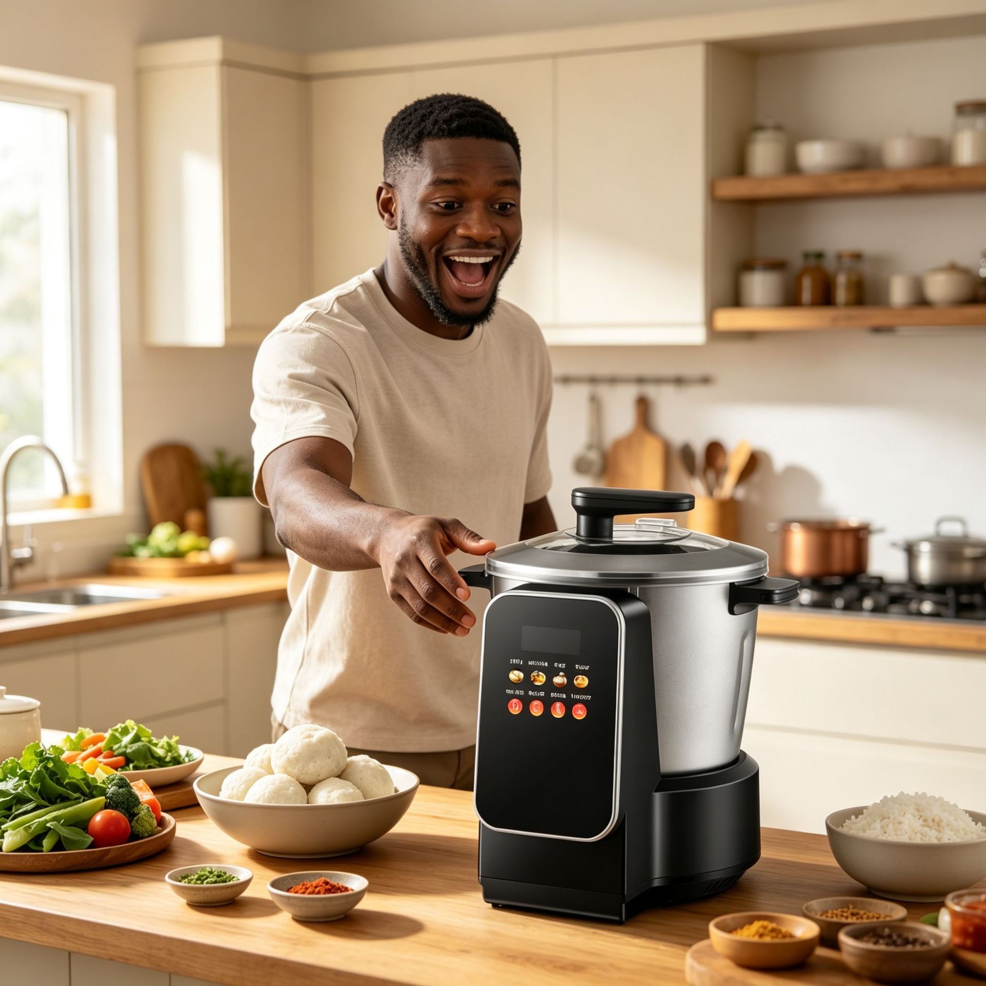 Automatische Fufu-Maschine 8L für Yampüree