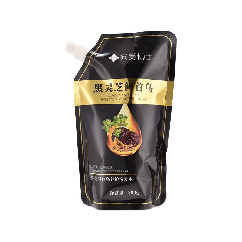 向美博士何首乌黑灵芝洗发水控油止痒黑发植物养发修护滋养洗发露