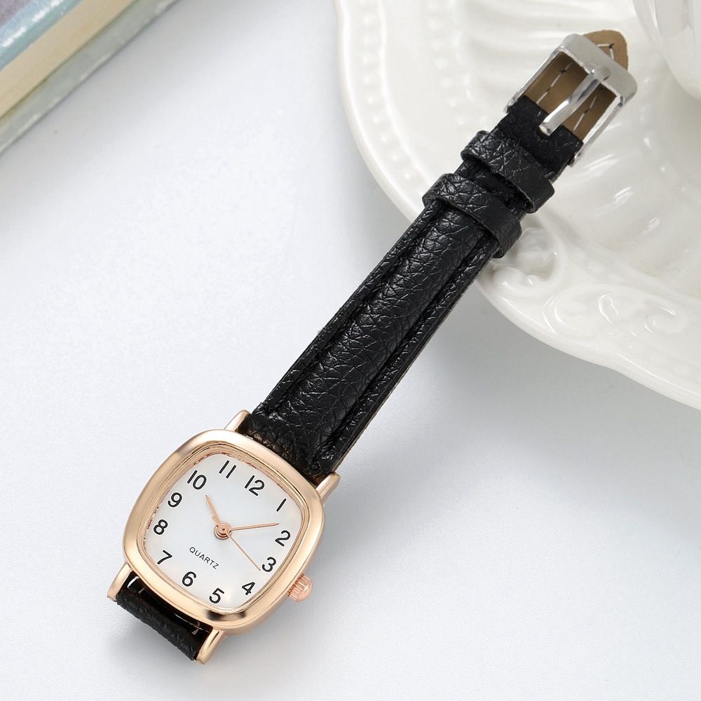 Women's Korean-style quartz watch with elegant thin strap