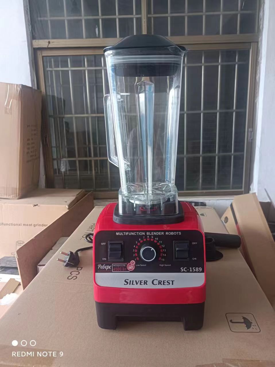 Dual-cup high-speed home blender multifunctional food processor
