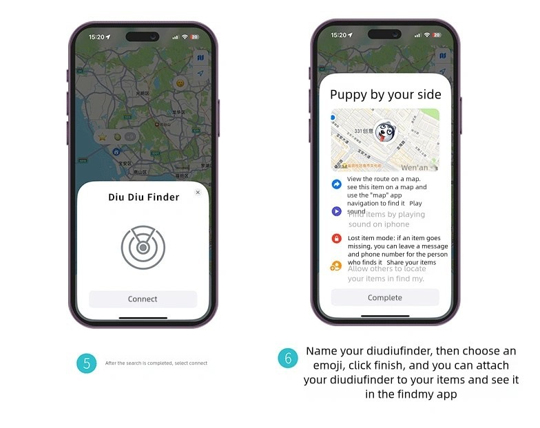 iTag wireless tracker, iOS compatible, elderly and child tracking