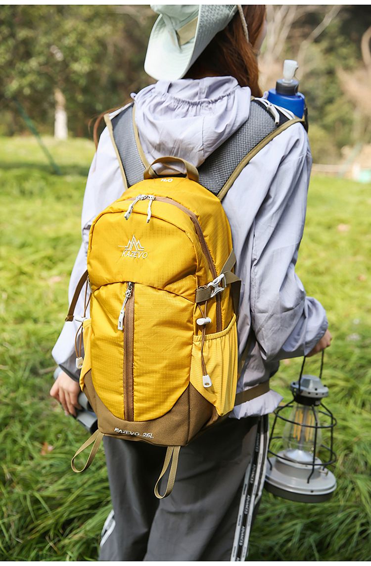 Hiking and trekking backpack, lightweight, multifunctional