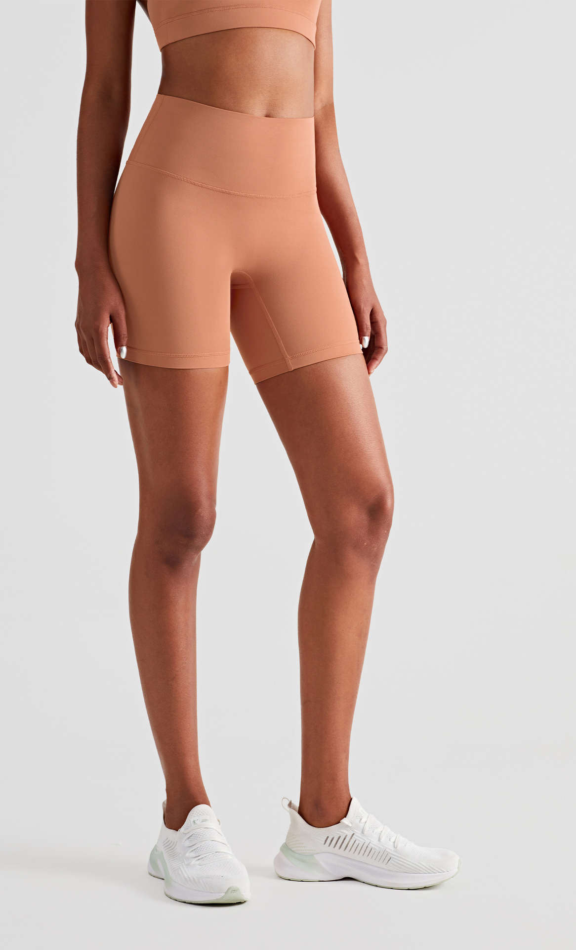 Lulu Yoga Shorts High-Waist Butt-Lift Bare Feel