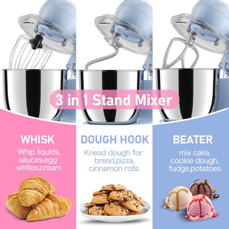 Chef mixer machine, 110V/220V, kneading and whisking